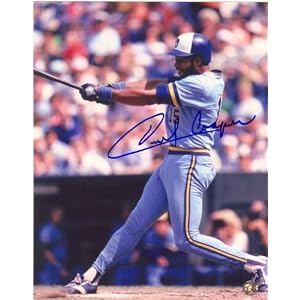 Buy Cecil Cooper Autographed Hand Signed Milwaukee Brewers 8x10 Photo