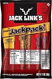Jack Links Jack Pack, Trio of Meat Stick, Cheddar Flavor Stick, and Pretzel Stick, 2-Ounce Packages (Pack of 24)