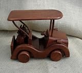 Wooden Carved Golf Car