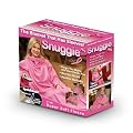 Genuine JML Snuggie Blanket - Soft-to-Touch Fleece with Large, Loose Sleeves - Pink