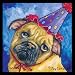 Why Me - Joy Campbell Art Print Poster 5 x 5 i