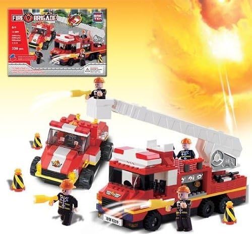 Fire Engine & Road Car - Building Set by Brictek (11309)