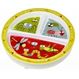 SugarBooger Divided Suction Plate, Icky Bugs