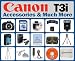Canon EOS T3i 18 MP CMOS Digital SLR Camera W/16GB SDHS Memory + 1 Extra Battery + Charger + 3 Piece Filter Kit + Flash + Full Size Tripod + Case + Remote Switch + Much More