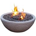 Real Flame Hampton Fire Bowl, Gray