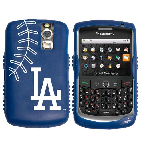 iFanatic MLB Los Angeles Dodgers Cashmere Silicone Blackberry Curve Case
