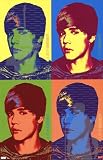 Justin Bieber - Colors (Glow In The Dark) HIGH QUALITY MUSEUM WRAP CANVAS Print Unknown 23x34