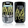 Yellow Neon Flames Design Protective Skin Decal Sticker for Palm Treo 680 Cell Phone
