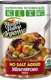 Health Valley Minestrone Soup No Salt Added, 15-Ounce Cans (Pack of 12)