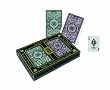 KEM Arrow Green and Brown Bridge Size Standard Index Playing Cards