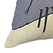 YOUR SMILE- Totoro Cotton Linen Square Decorative Throw Pillow Case Cushion Cover 18 x 18 Pillowcase