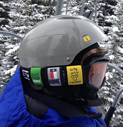 Goggle Graffiti for Snowboard and Ski Goggles. Kids, Youth, and Adults Will Love These As Souvenirs of Their Favorite Resorts!