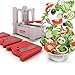 Marino Tri-Blade Vegetable Spiralizer, Strongest Sturdiest Spiral Slicer, Best Veggie Pasta Spaghetti & Zucchini maker-Includes Cleaning Brush