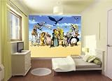 SHREK KUNGFU PANDA MADAGASCAR DREAMWORKS WALLPAPER MURAL