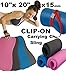 KNEE PAD CUSHION Yoga Exercise Workout w/Sling 15mm Thick Mini Mat