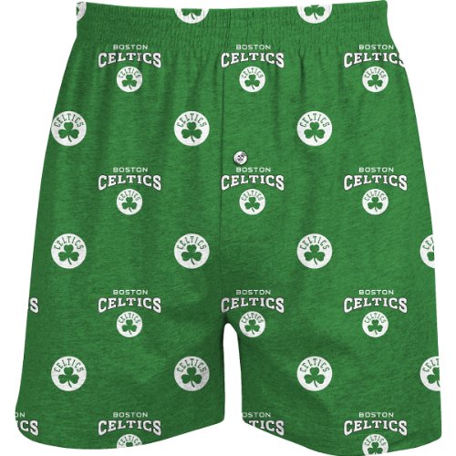 College Concepts Boston Celtics Supreme Knit Boxer Shorts Small