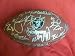 2010 Oakland Raiders Team Autographed NFL Wilson Composite Logo Football with 40 Signatures Total! Proof Photos of the Raiders Signing for Us.