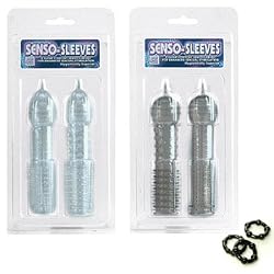 California Exotics / Swedish Erotica Senso-Sleeves Clear Sleeve Adult Sex Toy Kit
