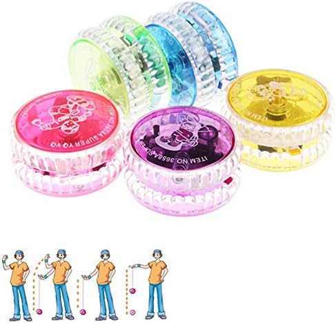 Flashing LED Glow Light Up YOYO Party Colorful Yo-Yo Toys For Kids Boy Toys Gift easy to carry