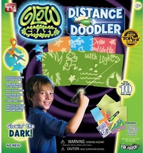 Glow Crazy Distance Doodler *** NEWEST VERSION *** Now Includes 6 Clings in 3 New Colors