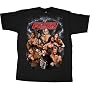WWE World Wrestling Entertainment RAW Fence Black T-shirt Tee