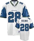 Michael Boulware Jersey: Reebok White Replica #28 Seattle Seahawks Jersey