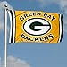 Green Bay Packers Logo Flag and Banner