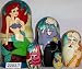 Little Mermaid Ariel * Russian Nesting doll * 5 pc / 6-7 in * 7.103