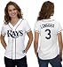 Evan Longoria Women's Jersey: Women's 2010 Majestic Home White #3 Tampa Bay Rays Jersey
