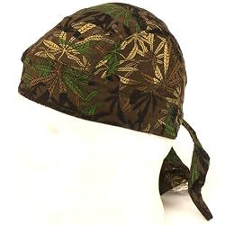 Camouflage Camo - Fitted Bandana Du Rag Biker Scarf Hat
