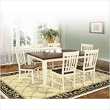 Avery Dining Table in Distressed Cherry and Antique White