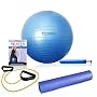 Bodytrends Complete Pilates Core Conditioning Solution Kit with Ball, DVD, Fitness tube, Pump and Mat