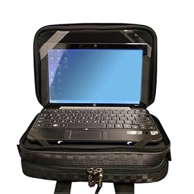 Samsung P400 DLP Lumen Pocket Ultraportable Projector CaseCrown Premium Portable Projector and Netbook Messenger Bag - Checkered Style