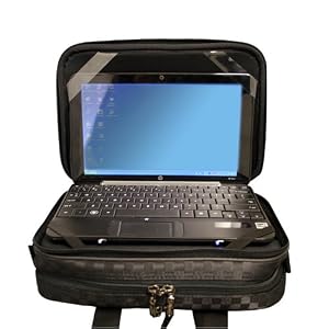 CaseCrown Premium Portable Projector and Netbook Messenger Bag - Checkered Style for Samsung P400 DLP Lumen Pocket Ultraportable Projector