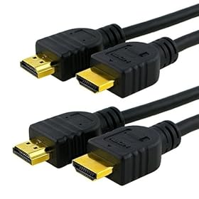 eForCity 2-PACK 10 FEET 10FT High Speed HDMI Cable FOR HDTV 1080P