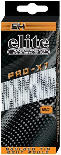 Elite Hockey PRO-X7 Wide Molded Tip Prolace Hockey Skate Laces