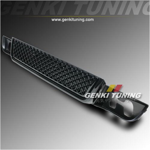 Genki Tuning - 2007-2008 GMC Yukon / XL / Denali ABS Lower Bumper Front Hood Black Mesh Grill Grille 07 08