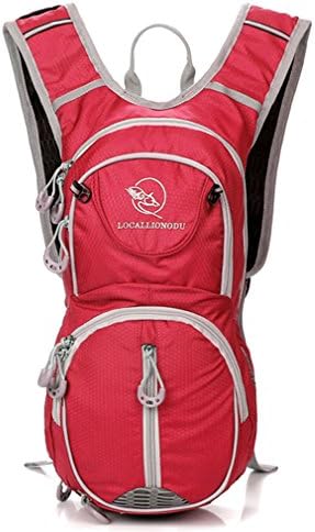 Unisex Youth Mini Backpack 12L Rucksack for Cyling Running Hiking (Red)