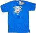 NBA Men's Oklahoma City Thunder Short Sleeve T- Shirt (Strong Blue, Large)