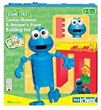 K'Nex Kid Sesame Street Cookie Monster and Hooper's Store Building Set