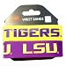 Lousiana State University Tigers Rubber Wrist Band Set of 2 NCAA