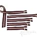 Tiny Teeth (#1) Gold & Burgundy Wine Closed End Zipper, 5