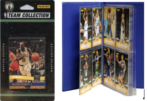 NBA Boston Celtics Licensed 2010-11 Donruss Team Set Plus Storage Album