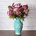 Duovlo Fake Flowers Vintage Artificial Peony Silk Flowers Wedding Home Decoration,Pack of 1 (Purple)