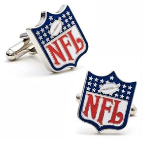NFL Shield Cufflinks Executive Cufflinks w Jewelry Box