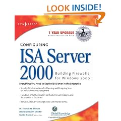 Configuring ISA Server 2000: Building Firewalls for Windows 2000