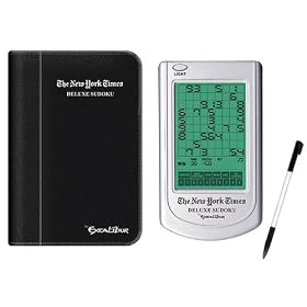 Excalibur New York Times Touch Screen Sudoku Handheld Game by Excalibur