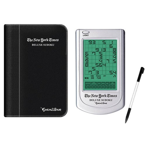Buy Excalibur New York Times Touch Screen Sudoku Handheld Game by Excalibur Electronics now!