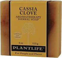 Cassia Clove 100% Pure & Natural Aromatherapy Herbal Soap- 4 oz (113g)