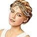 Aukmla Alloy Headbands for Women Head Chain with Sequines (Bead)